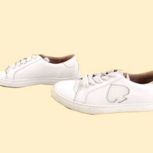 Kate Spade Cream Leather Sneakers